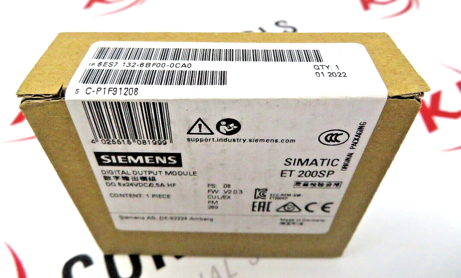 Siemens 6ES7132-6BF00-0CA0 SIMATIC ET 200SP Digital Output Module