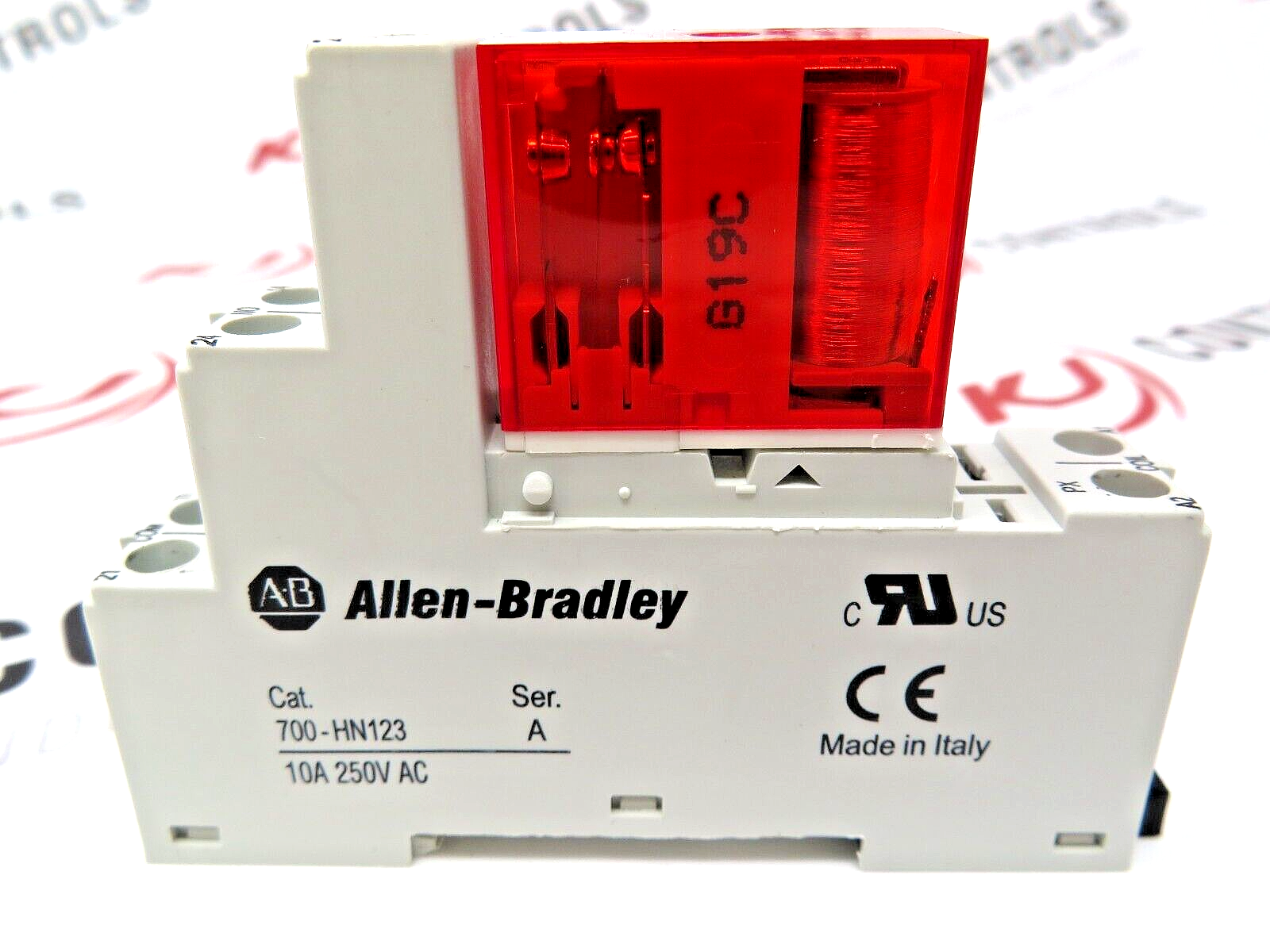 Allen-Bradley 700-HPS2Z24 Safety Relay 24DC With Base 700-HN123 10A 250VAC