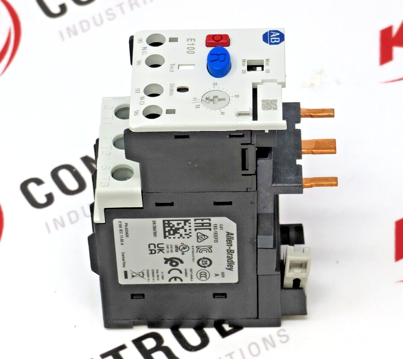 Allen-Bradley 193-1EEFD E100 Overload Relay 11-55A Class 10/20