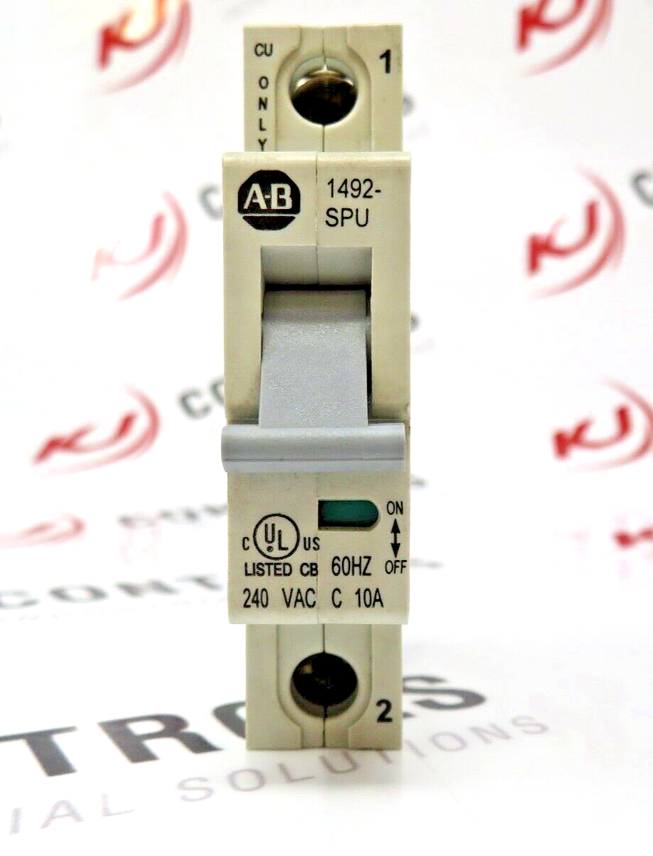 Allen-Bradley 1492-SPU1C100 10A Miniature Circuit Breaker 1-Pole 240VAC Series A