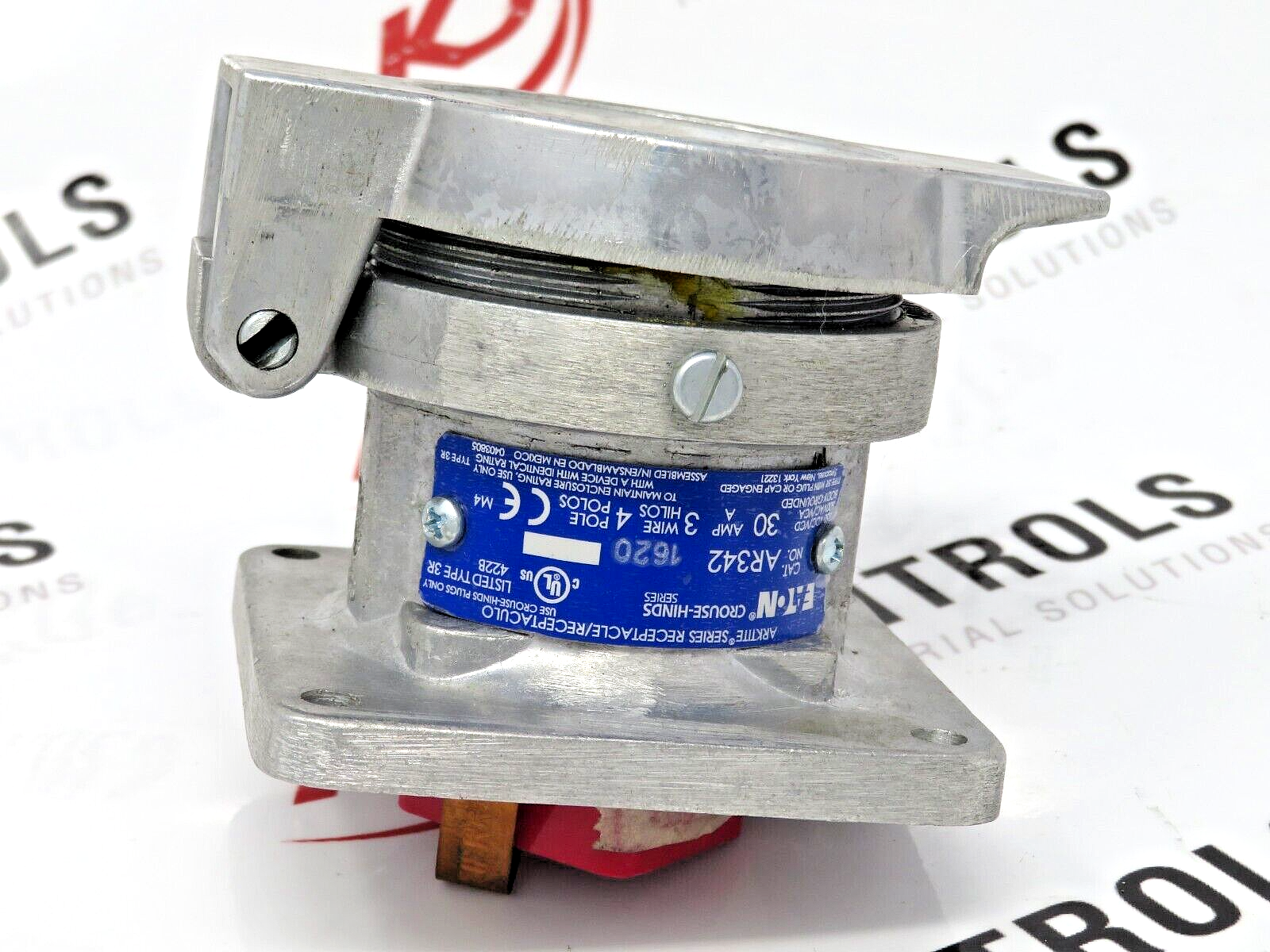 Eaton Crouse-Hinds AR342 M4 Receptacle Body Grounded Type 3R / Rainproof 4-Pole